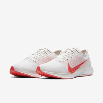 Nike Zoom Pegasus Turbo 2 - Női Futócipő - Platina/Fehér/Világos Szürke/Piros